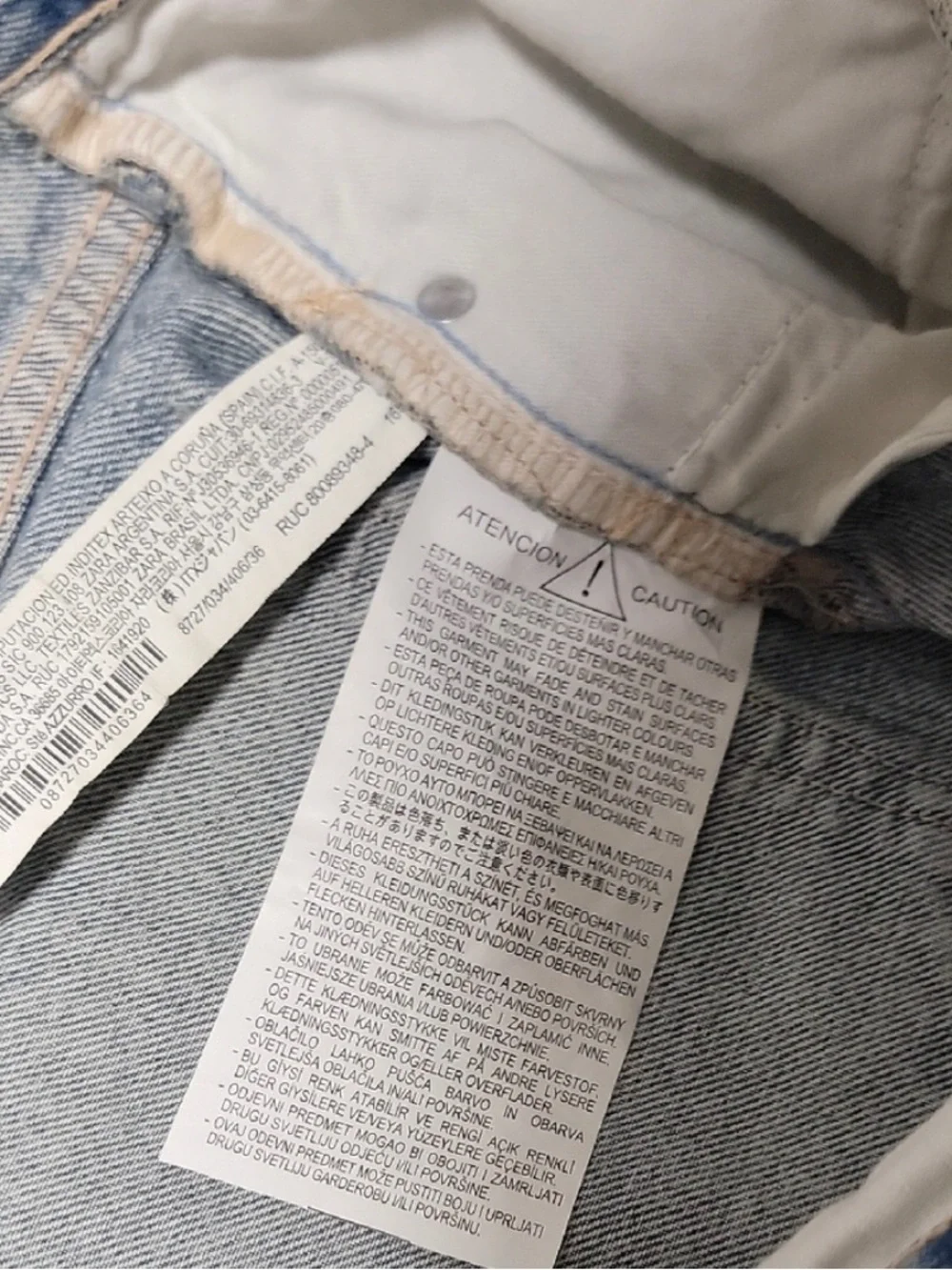 Zara Light Blue Denim Jeans